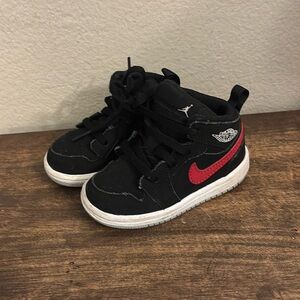 Nike Jordan 1 Mid BT Toddler Boys Sneakers 5c